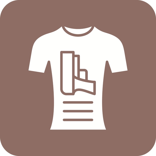 Векторное изображение иконки футболки может быть использовано для легкой атлетики