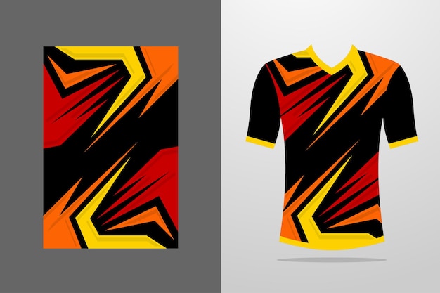 Vector t shirt jersey template mock up uniform vector illustration design