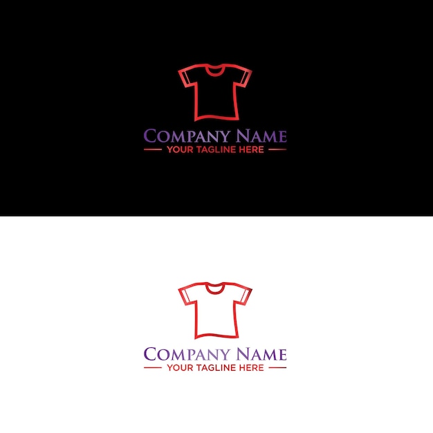 A t - shirt logo that says company name.