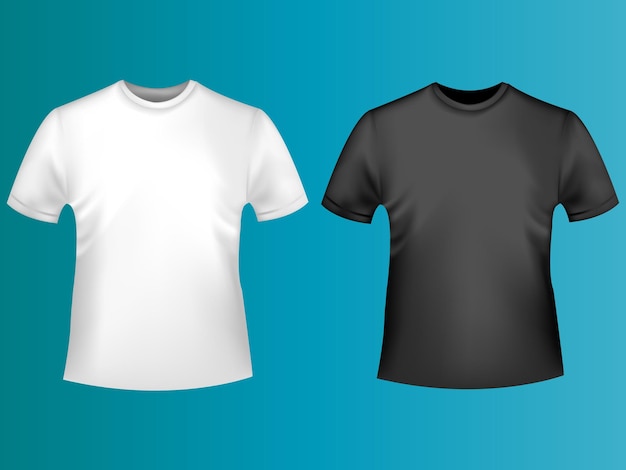 t-shirt mockup vector design