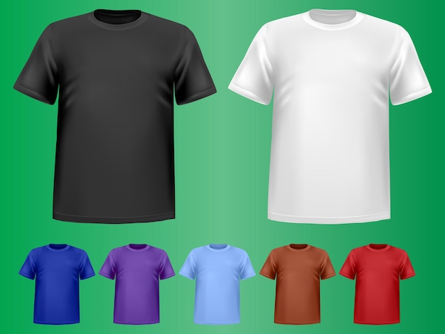 t-shirt mockup vector design