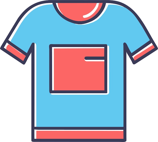 T-shirt ontwerp pictogram of t-shirt ontwerp mockup of t-shirt
