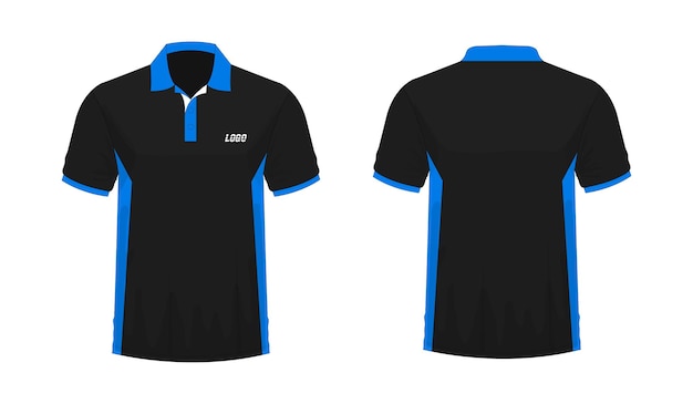 blue and black polo