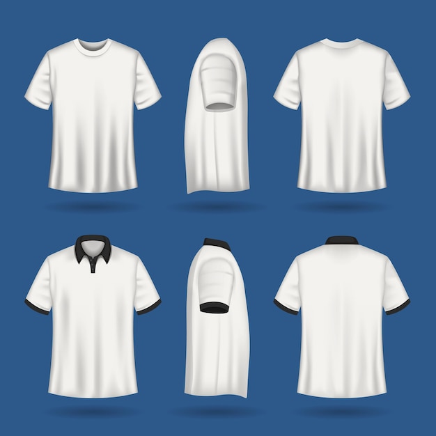 Tシャツとポロシャツのモックアップ