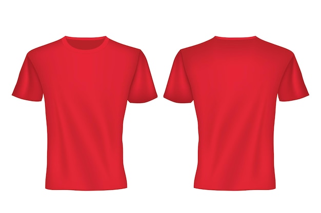 T-shirt Rood