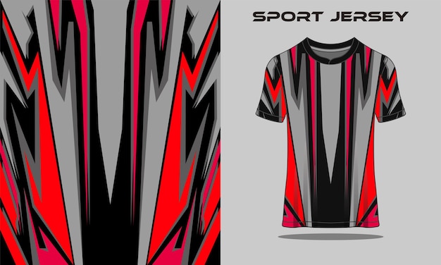 T-shirt sport abstracte textuur footbal ontwerp voor racen voetbal gaming motorcross gaming fietsen