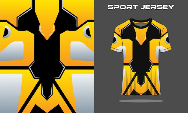 T-shirt sport abstracte textuur footbal ontwerp voor racen voetbal gaming motorcross gaming fietsen