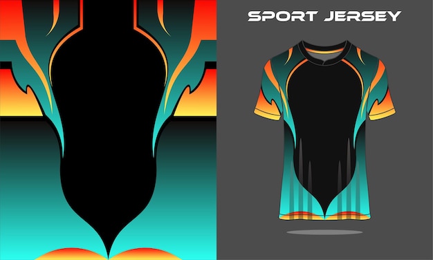 T-shirt sport abstracte textuur footbal ontwerp voor racen voetbal gaming motorcross gaming fietsen