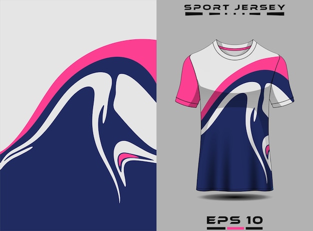 Vector t-shirt sport abstracte textuur jersey ontwerp voor team uniformen voetbal jersey race jersey