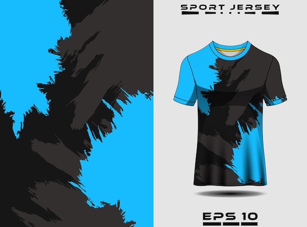 Vector t-shirt sport abstracte textuur jersey ontwerp voor team uniformen voetbal jersey race jersey