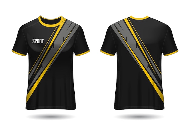 T-shirt sport jersey template design.