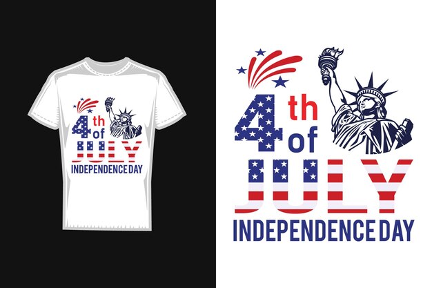 Vector a t - shirt that says'4th of july'on it