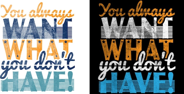 t-shirt typografie tekst vector