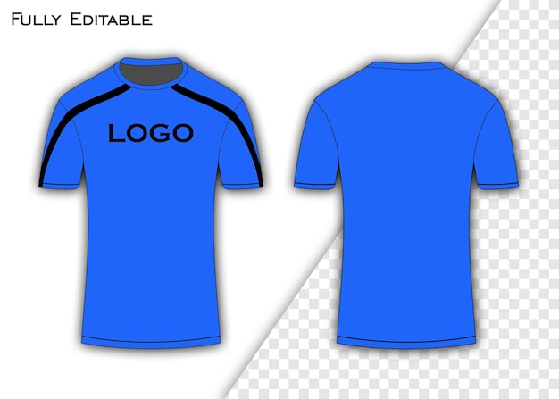 T shirt Vector Blue