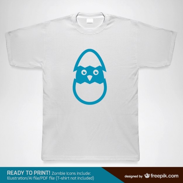 Vector t-shirt vector leuke vogel ontwerp