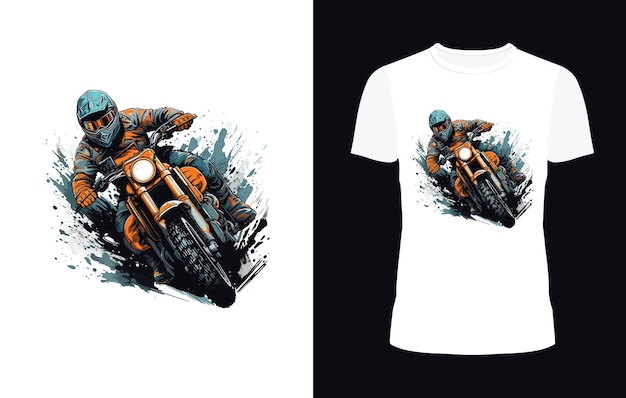 Vector t-shirt voor mannen in verschillende uitzichten met realistische stijl