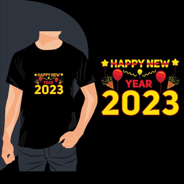 Vector t-shirtontwerp 2023 typografische citaten