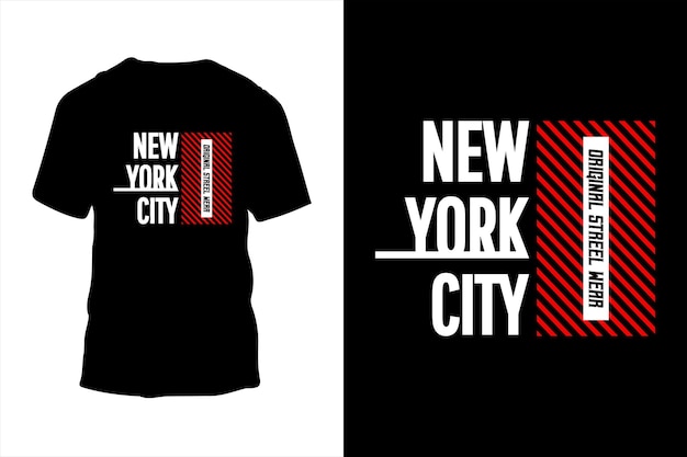 T-shirtontwerp in New York City