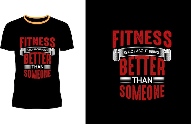 T-shirtontwerp voor fitness