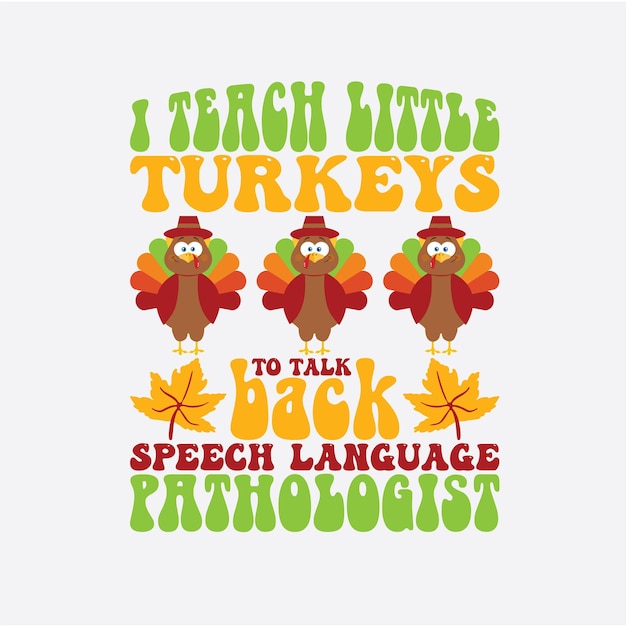 T-shirtontwerp voor Thanksgiving