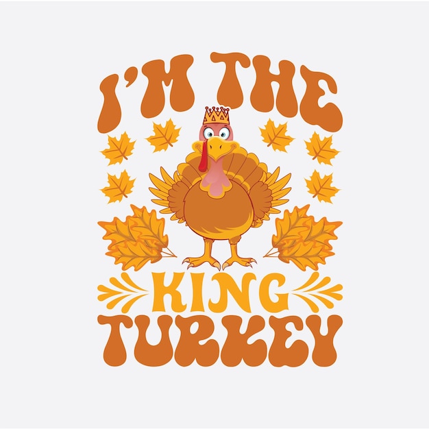 Vector t-shirtontwerp voor thanksgiving