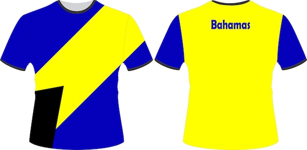 T-shirts ontwerpen met de vlag van de Bahama's