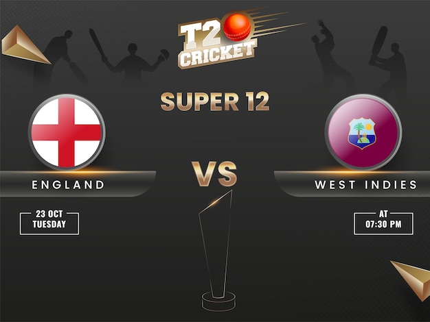 T20 cricket schedule concept tra due squadre