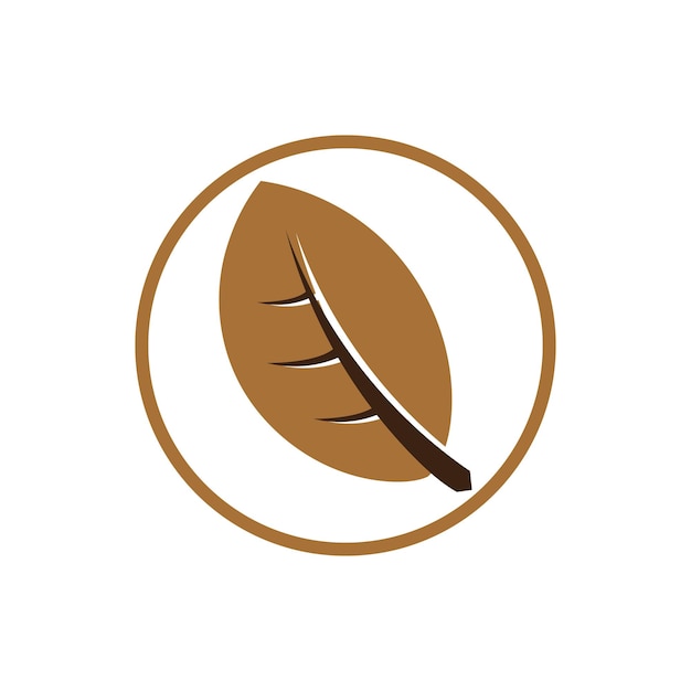 Tabaksblad logotabak veld en tabak sigaret logo sjabloon ontwerp vector