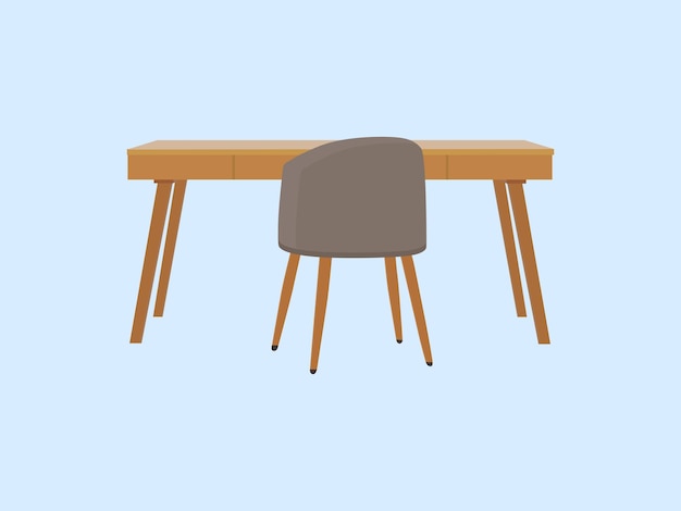 Tavolo panca sedia mobili in rovere ufficio