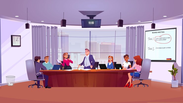 Vector table chair men