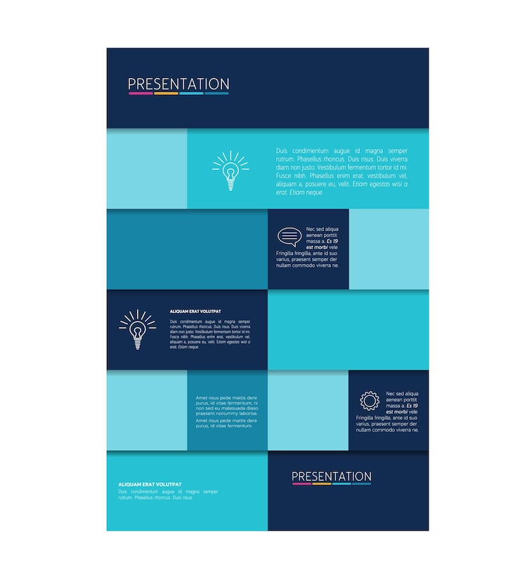 Vector table chart schedule design template vector banner