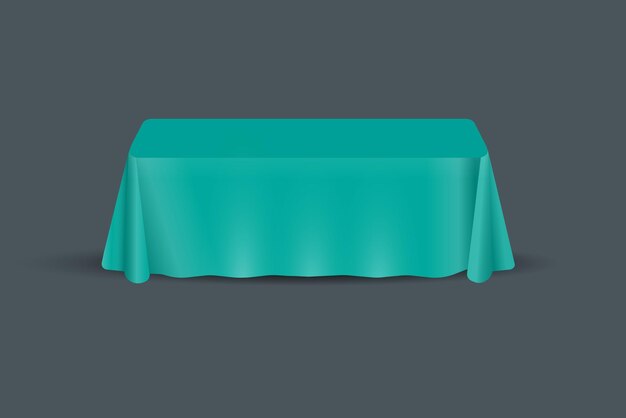 Vector table cloth vector mockup