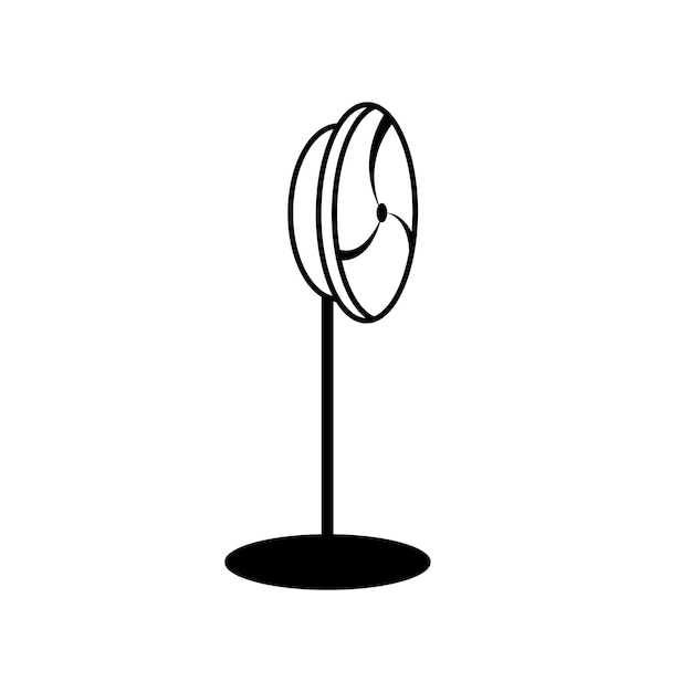 Vector table fan icon vector illustration eps