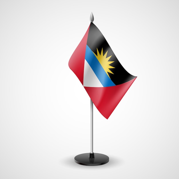 Table flag of Antigua and Barbuda