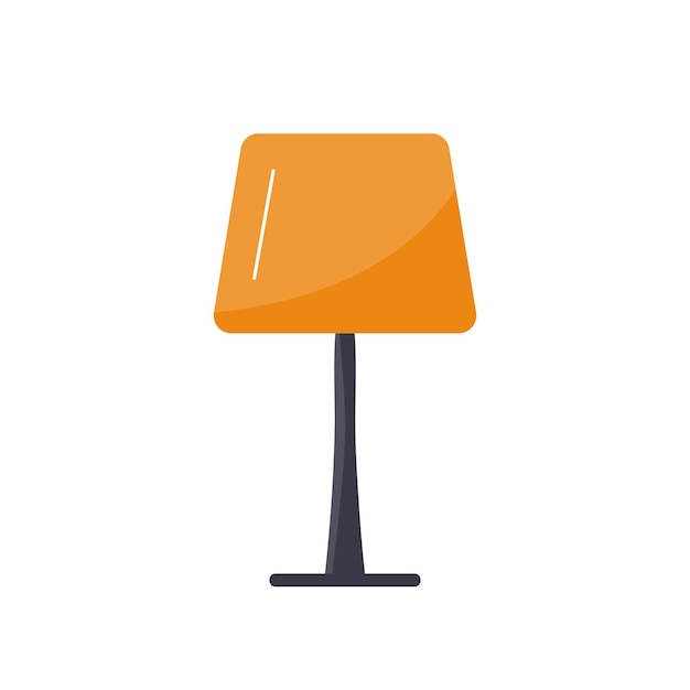 Vector table lamp vector flat table lamp vector