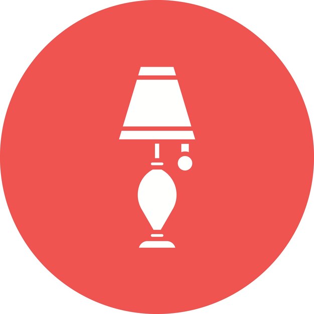 Table Lamp Vector Illustration Style