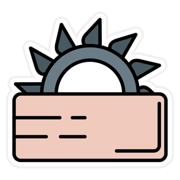 Table Saw icon vector image Can be used for Industrial Process