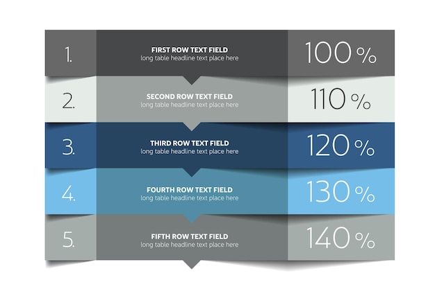 Table template Schedule table 3D table Business table Brochure table schedule Minimalistic table