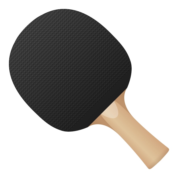 Vector table tennis bat