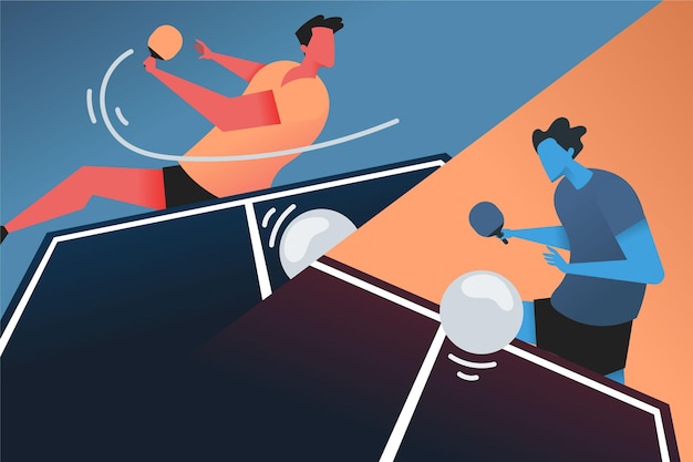 Table tennis concept