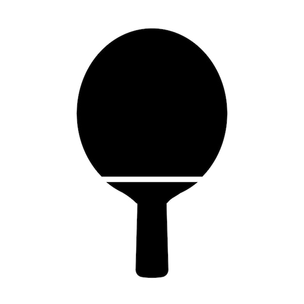 Modello di disegno vettoriale del logo dell'icona del tennis da tavolo