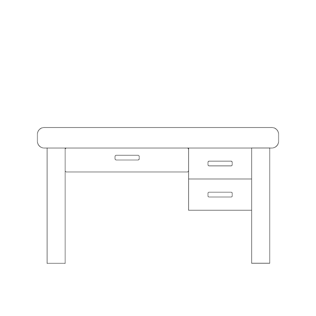 Table vector design for house decoration 3d illustration home furniture