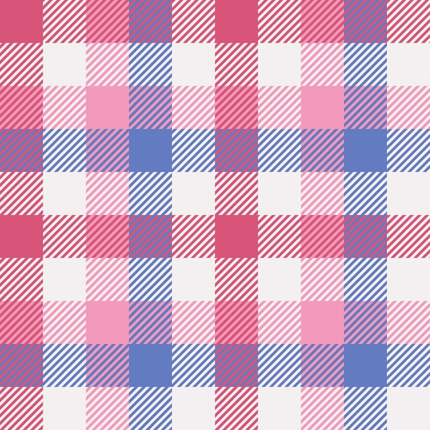 Tablecloth plaid check seamless pattern