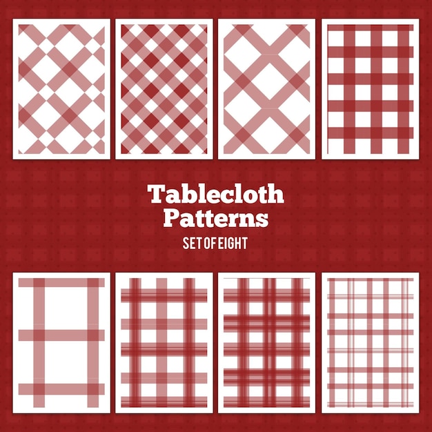 Vector tablecloth vector patterns