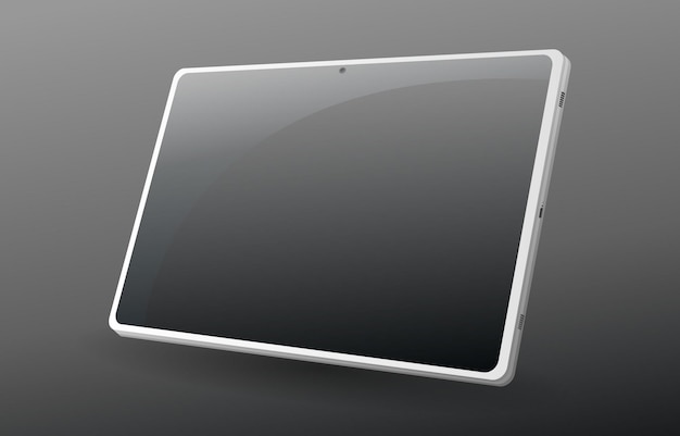 Vector tablet 3d-mockup sjabloon