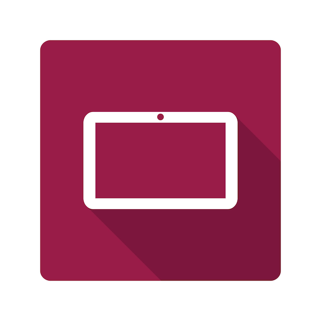 Tablet computer icon