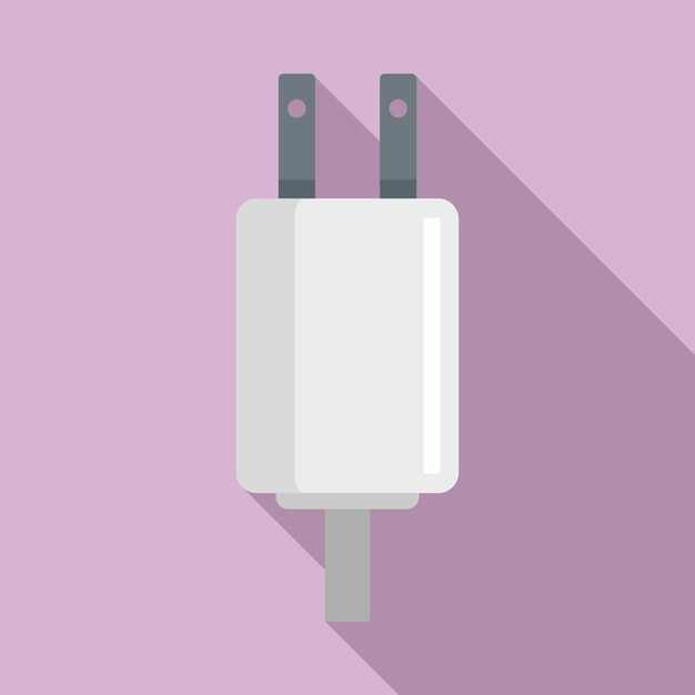 Tablet oplader pictogram Vlakke afbeelding van tablet oplader vector pictogram voor webdesign