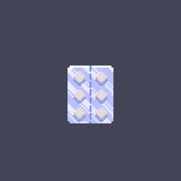 Pacchetto tablet in stile pixel art