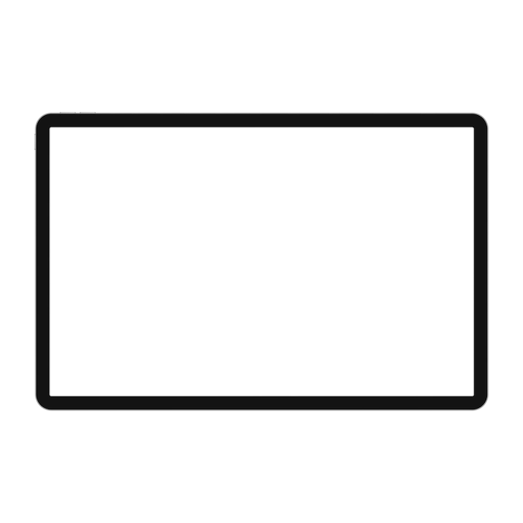 Vector 白い背景ベクトル図に分離された空白の画面を持つタブレット pc コンピューター