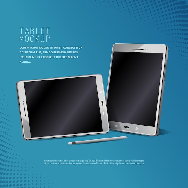 tablet and phone mockup
